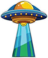 Surreal UFO Available on EPS File vector
