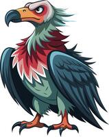 Enduring Vulture Available on EPS File vector