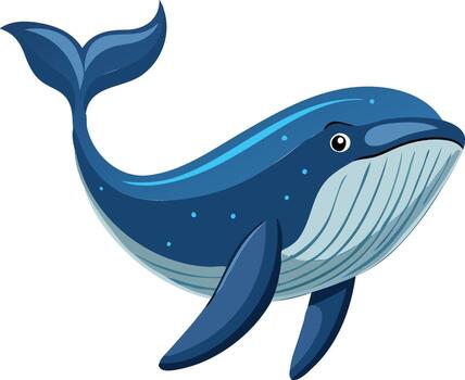Timeless Whale Available on EPS File vector
