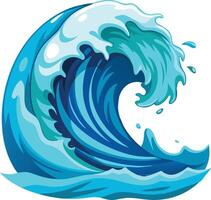 Mystical Water Wave Available on EPS File vector