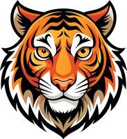 Fierce Tiger Head Available on EPS File vector