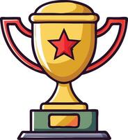 Prestigious Trophy Available on EPS File vector