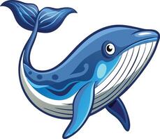 Dynamic Whale Available on EPS File vector