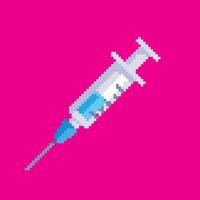 injection pixel art vector