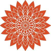 shaped seamless pattern in oriental style. vector