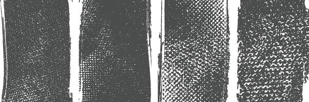 Set of different Grunge textured banner backgrounds, Overlay texture backgrounds vector