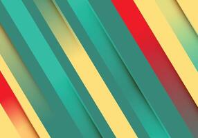 Stripes background. Colorful lines shadow vector