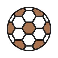 Classic soccer ball for sports and games, ready to use vector