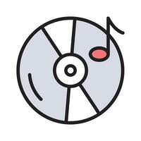 Take a look at this amazing icon of compact disc in modern style, vector