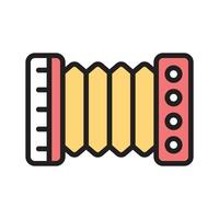 Grab this amazing icon of accordion in modern style vector
