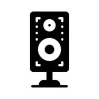 Audio speaker design in in trendy style, isolated on white background,. vector