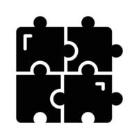 Take a look at this amazing icon of puzzle in modern style. vector