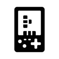 A portable gaming console for playing games on the go. vector