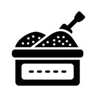 Take a look at this amazing icon of sand bucket in modern style. vector