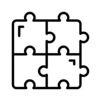 Take a look at this amazing icon of puzzle in modern style.. vector