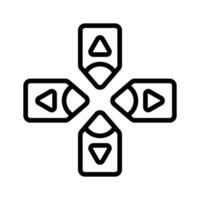 A game controller symbolizing games, fun, and entertainment.. vector