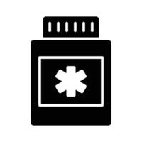 An amazing icon of pills jar, denoting medication, pharmacy, and health care essentials...,., vector