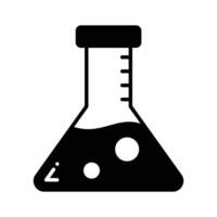 Liquid inside flask showing concept of lab experiment..,,' vector