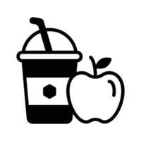 Get this amazing icon of smoothie in modern style.,. vector