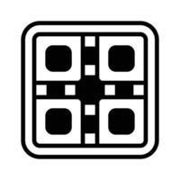 Icon of a board game with colorful tiles for fun activities.,. vector