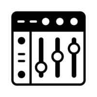 Grab this amazing icon of equalizer in modern design style.,. vector