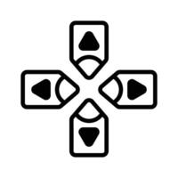 A game controller symbolizing games, fun, and entertainment.,. vector