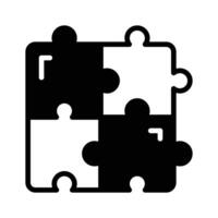 Take a look at this amazing icon of puzzle in modern style.,. vector