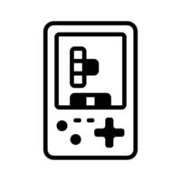 A portable gaming console for playing games on the go,. vector