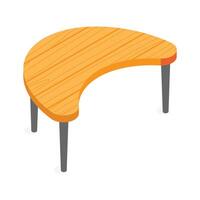 Take a look at this amazing icon of office table in modern style vector