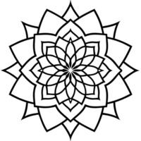 A Perfect Blend of Line Art and Geometry vector