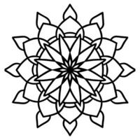 How Mandala Silhouette Art Combines Line and Shape for Stunning Visuals vector