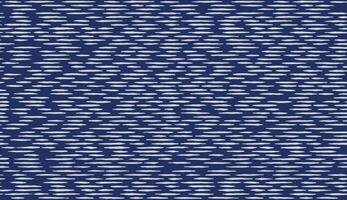 Simple hand drawn seamless engraving dash line abstract pattern on Japanese indigo blue, Ethnic folk inspired wood carving, brush line textured surface background, simple and calm graphic vector