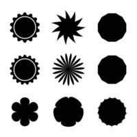 Trade labels and Special offer price list vector