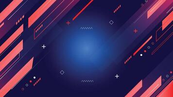 Modern abstract graphic design with vibrant geometric elements vector