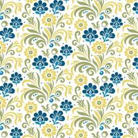 repeating wildflower pattern with soft botanical textures for stylish clothing textiles and home decoration vector