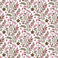 elegant flower pattern with repeating blossoms and intricate botanical textures for textiles and home decor vector