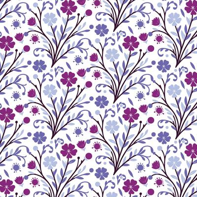 seamless flower pattern with soft watercolor floral textures for stylish fabric and wallpaper prints