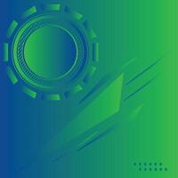 Abstract blue green pattern point circle background poster with dynamic triangle. technology Particle Mist network Cyber security illustration. vector