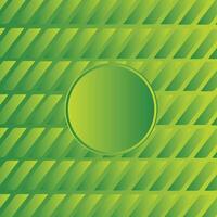Funky retro green abstract strips pattern with circle Background vector
