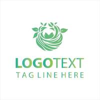 Nest Fusion Logo Design vector