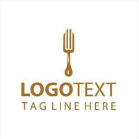 Fork Flavor fork logo vector