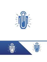 Swift Paper Clip Design vector