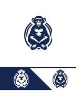 Tree Top Troupe Monkey Logo vector