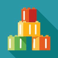 a blocks building blocks tower vector