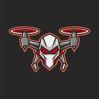 Drone with an aggressive look vector