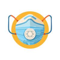 face mask with a replaceable filter vector