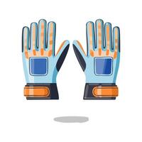 pair of safety gloves with touchscreen compatibility vector