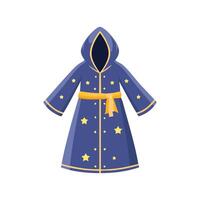 wizard robe with stars that twinkle vector