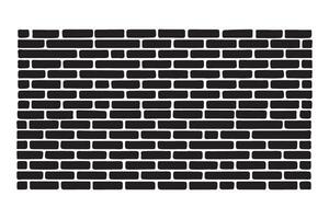 Brick Wall Silhouette Illustration Building Structure Graphics vector