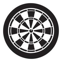 Dartboard Target Silhouette Illustration Image Download vector